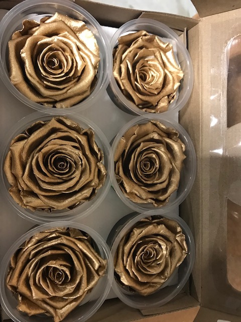 Rose XL Metal goud