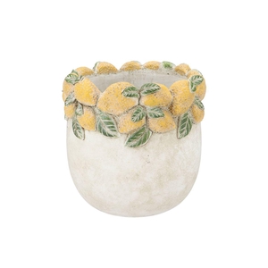 Miley Yellow Pot Lemons 30x30x29cm