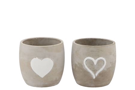 <h4>Love Amore White Pot Ass P/1 13x13x12cm Nm</h4>