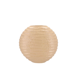 Lima Beige Vase Oval 23x10x22cm Nm