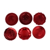 Melamine Red Plate Ass 33x33cm