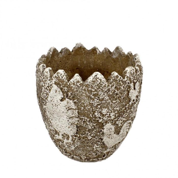 <h4>Keramiek ei pot kip d15.5*15cm</h4>