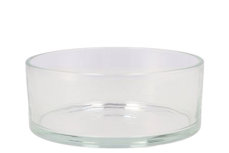 <h4>Glass Bowl Cilinder Heavy D19xh8cm</h4>