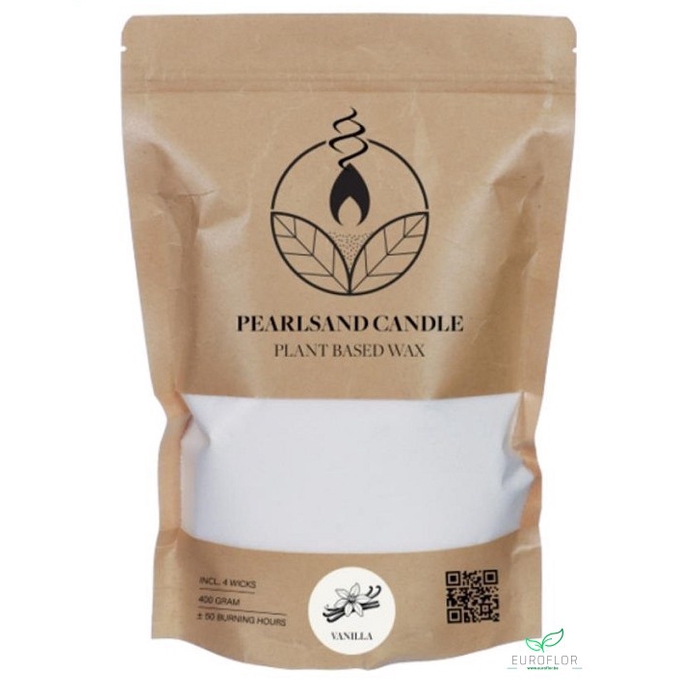 <h4>PEARLSAND CANDLE 400GR VANILLA (SCENTED!)</h4>