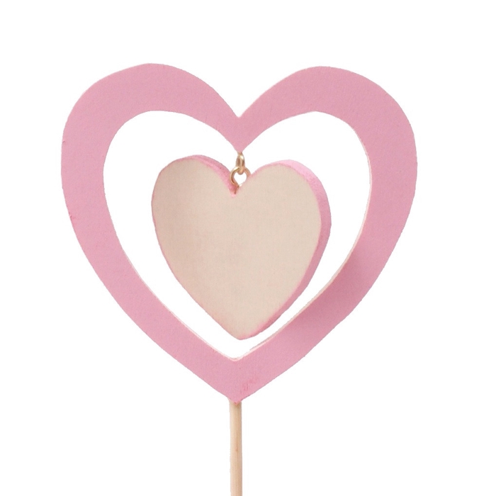 <h4>Moederdag 50cm Hart hout 9cm</h4>