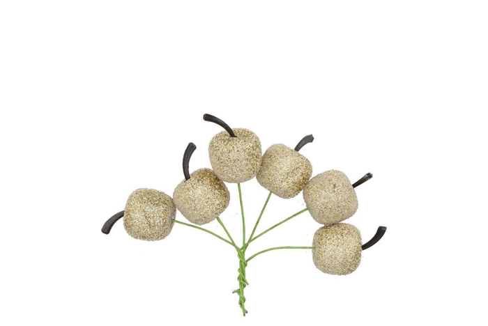 Pick Shine Apple Cozy Gold 3x7cm Per 72