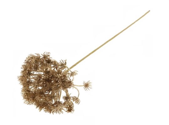 <h4>SILK  HERACLEUM GLITTER L60W15H15 gold</h4>