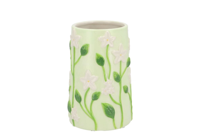 <h4>Flair Dreamy Light Green Vase Cilinder 12x12x18cm</h4>