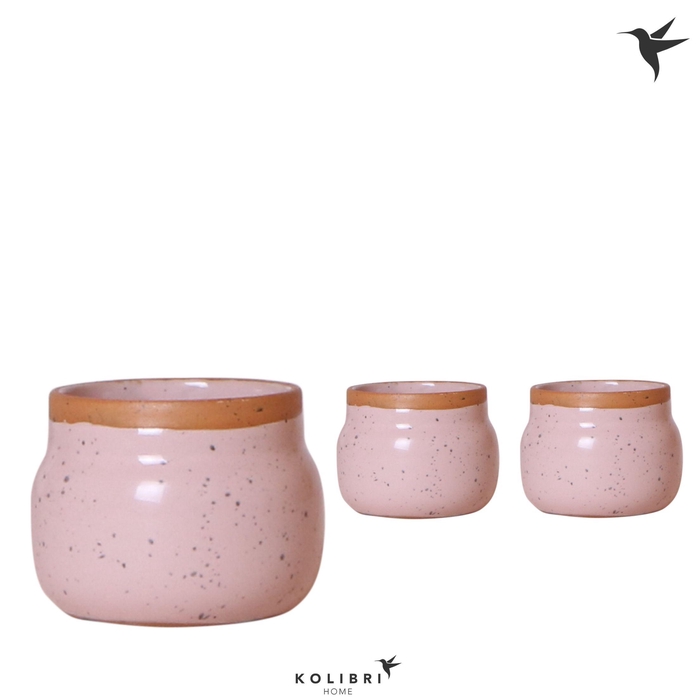 <h4>Kolibri Home Vintage Bowl pot pink</h4>