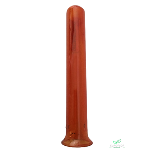 GLASBUISJE ORANJE 10CM 1PC