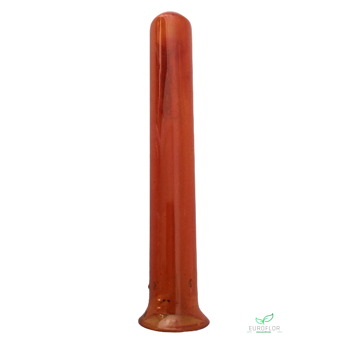 <h4>GLASBUISJE ORANJE 10CM 1PC</h4>