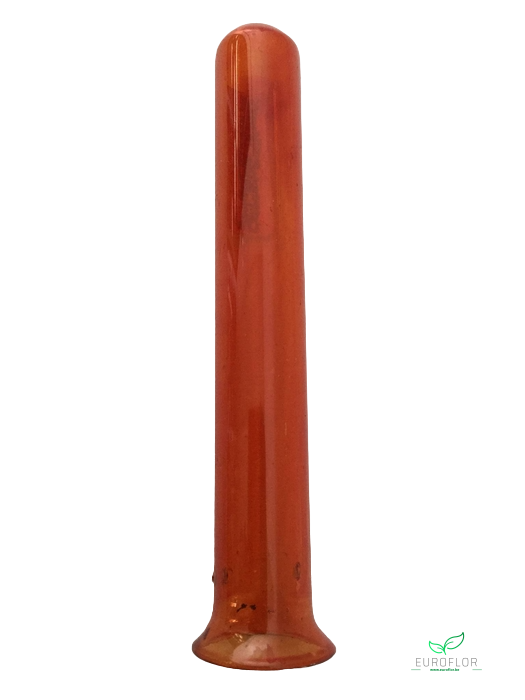 GLASBUISJE ORANJE 10CM 1PC