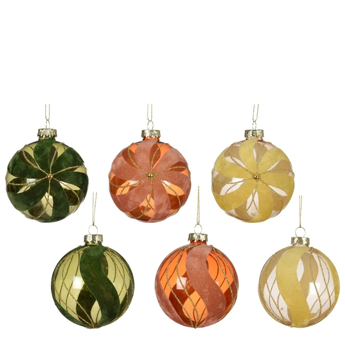 <h4>Kerstbal Bal glas deco 80mm</h4>