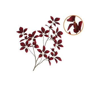 Silk Leaf Elder Dark Red 124cm Nm