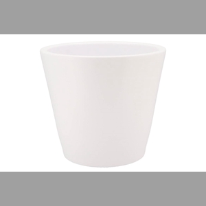 Vinci Matt White Container Pot 29x26cm