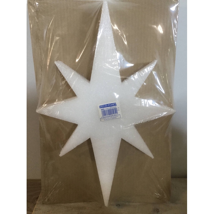 <h4>DECO FOAM STAR OF BETHLEHEM 43X29XH2,5 2PCS</h4>