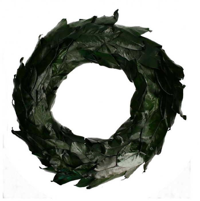 <h4>Krans d70cm Magnoliablad</h4>