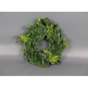 Wreath christmass green mix