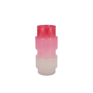 Mae Jolly Pink Vase Structure Tricolor 12x12x26cm