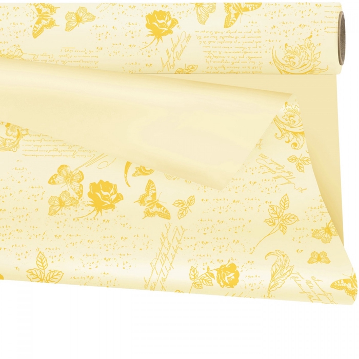 <h4>Cellophane Roll  80cm  25m Duo Mat Romance</h4>