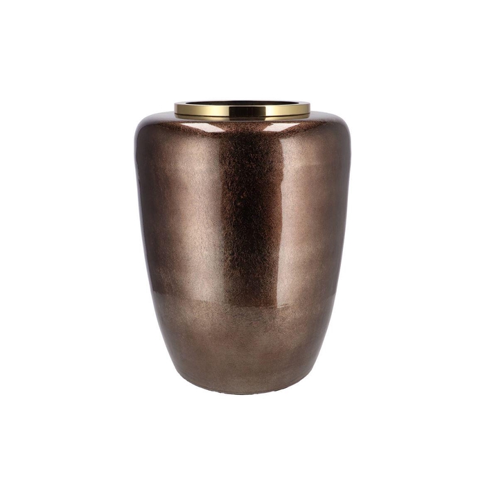 <h4>Julie Majestic Green Vase Iron 33x33x45cm</h4>