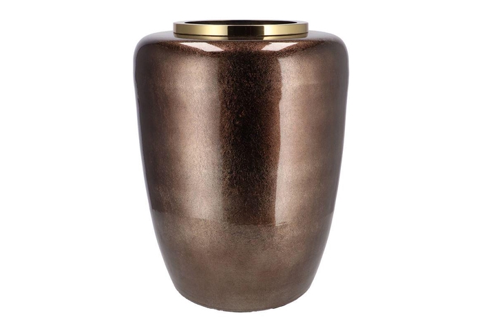 Julie Majestic Green Vase Iron 33x33x45cm