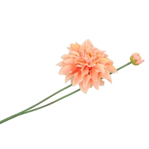 Silk Dahlia Spike Orange 78cm