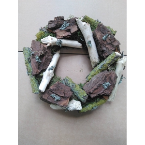 KRANZ 09 MOOS SALIX-HOLZ 25CM