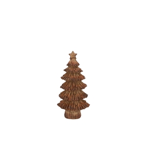 Wonderland Scottish Brown Tree Star 17x12x35cm