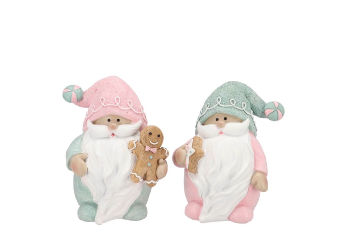 <h4>Belly Jolly Pink Santa Ginger Bread 12x9x15cm</h4>