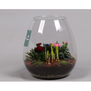 Green Bottle Abby XLarge Voorjaar met Arrangement