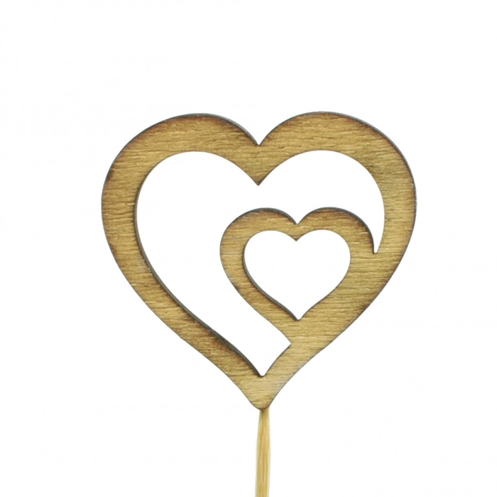 <h4>Love 20cm Heart double wood 6.5cm</h4>