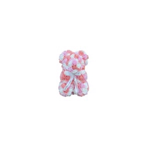 Beer 20cm mix white-pink-peach foam