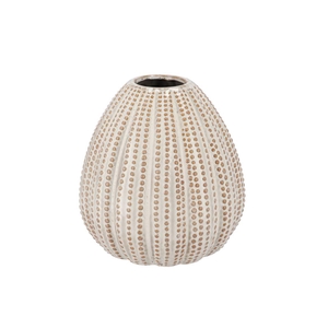 Pearl Grey Vase 23x23x24cm Nm