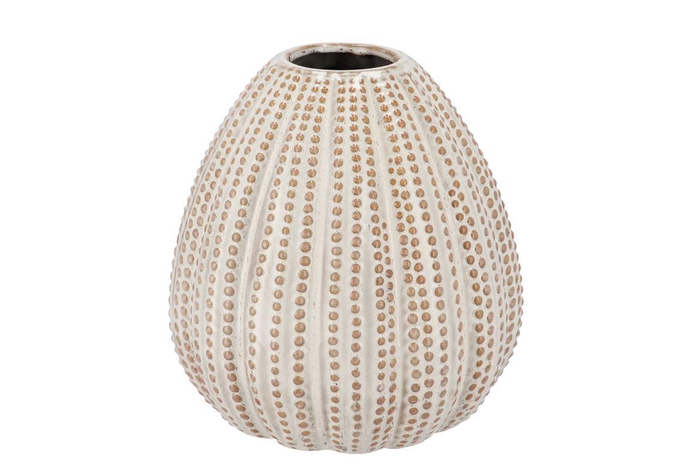 <h4>Pearl Grey Vase 23x23x24cm Nm</h4>