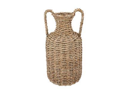 <h4>Ginny Seagrass Bottle With Handles 17x33cm</h4>
