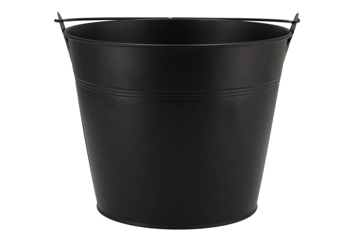 <h4>Zinc Basic Black Bucket 22,5x18cm Nm</h4>