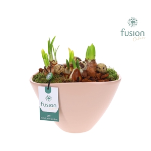 Pot keramiek Oval Large blush pink Pasen met Bollen