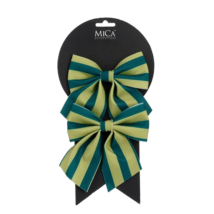 <h4>Christmas Deco bow 13*12cm x2</h4>