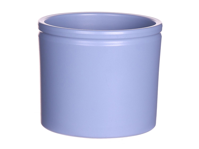 <h4>DF03-883832347 - Pot Lucca d14xh12.5 dusty blue matt</h4>