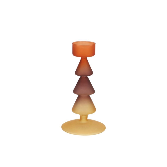 <h4>Nova Autumn Spices Candle Holder Tricolor 9x9x17cm</h4>