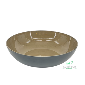 MELAMINE BOWL SOLID BROWN 37*37*H10,5