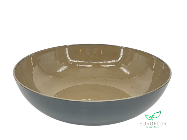 MELAMINE BOWL SOLID BROWN 37*37*H10,5