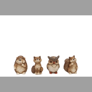 Autumn Animals Ass 7x6x10cm