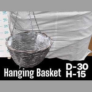 MAND HANGING BASKET D30XH15