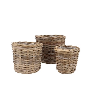 Rattan Ivy Natural Cilinder Set 3 17x17/23x20/27x2