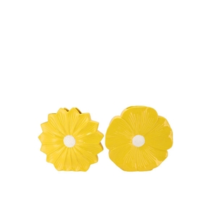 Bloom Yellow Vase Daisy Ass 18x6x18cm