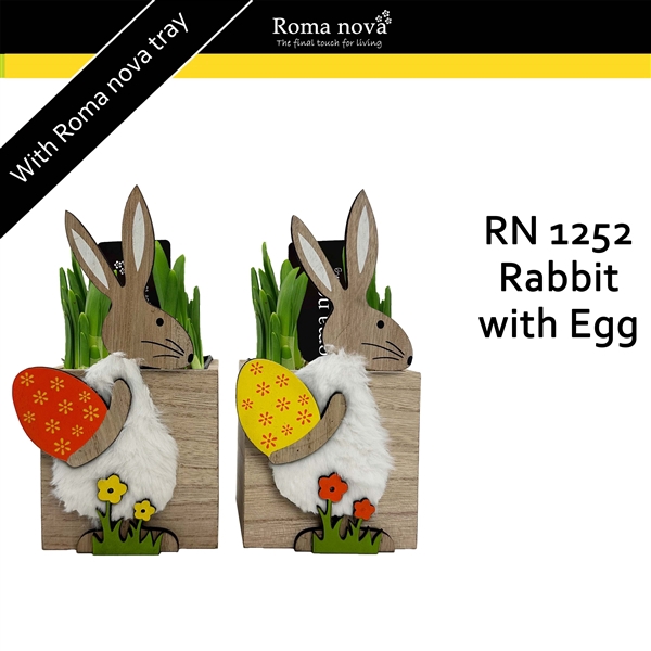 <h4>1252 - Rabbit with Egg (Tete a Tete)</h4>