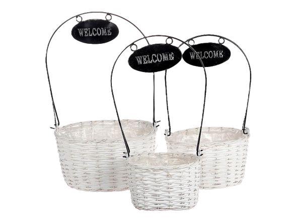 Basket Welcome S/3 Ov L29W23H48