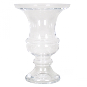 Glass Greek urn d37*60cm